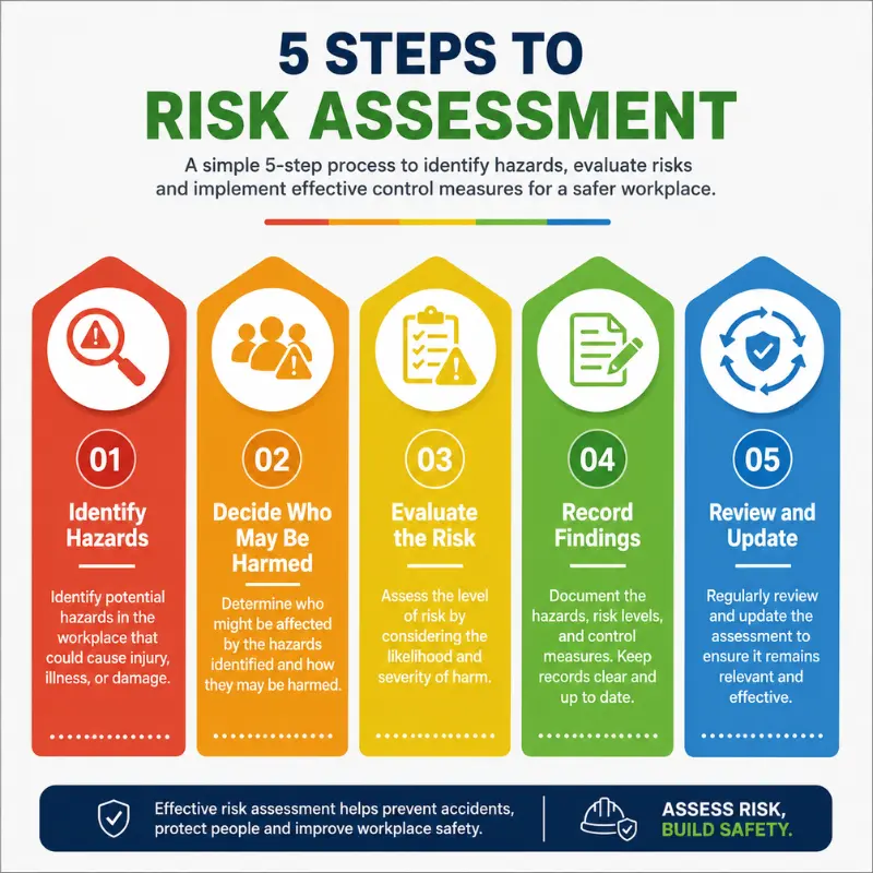 Five steps to risk assessment process