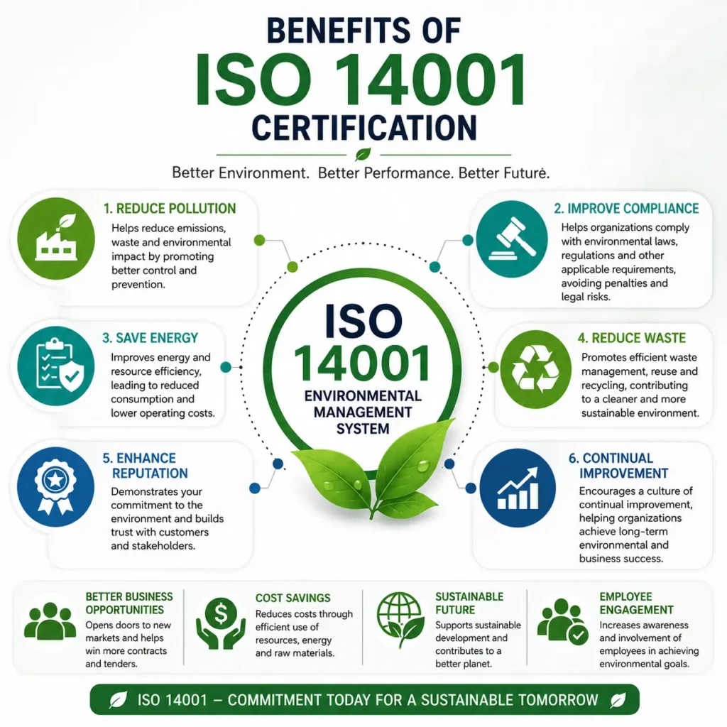 Key benefits of ISO 14001 certification